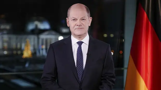 Канцлер ФРГ затронул тему Украины в своём новогоднем обращении