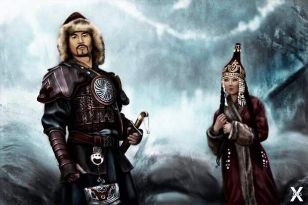 Чингисхан и Бортэ