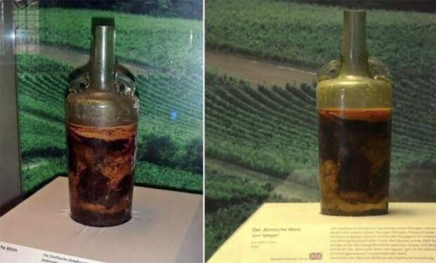 Бутылка вина из Шпайера — старейшее вино в мире, которое до сих пор остается жидким