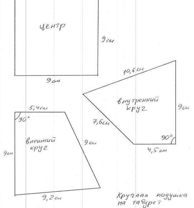 Шьем круглые подушки в технике bubble quilt