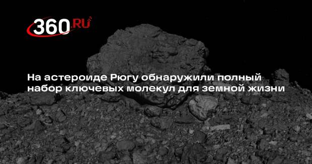 NatAstro: на астероиде Рюгу нашли необходимые для зарождения жизни соединения