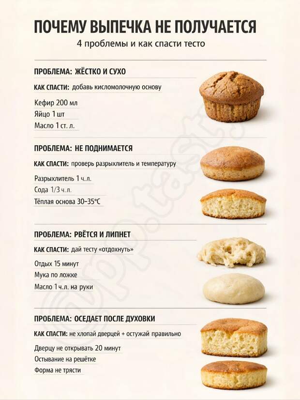 Кулинария>Всё решает правильное тесто !