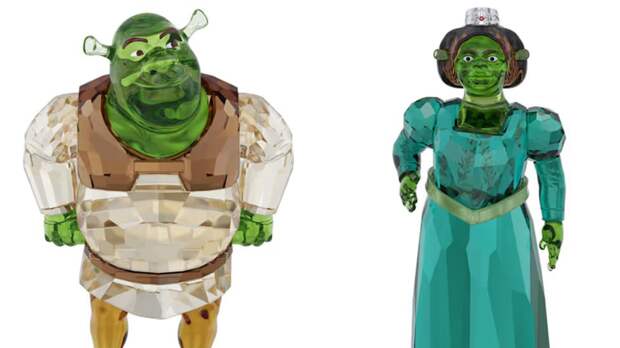 Бренд Swarovski выпустил хрустальные фигурки героев мультфильма «Шрек»