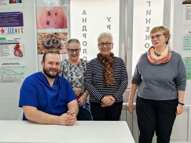 Проект «Здорово жить» для пенсионеров организовали в клинике на Полярной