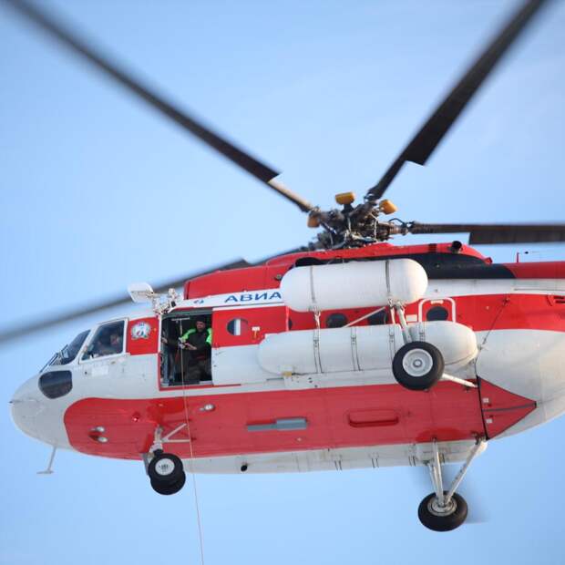 Вертолет Ми-8МТВ-1 применили на учебных сборах Авиалесоохраны