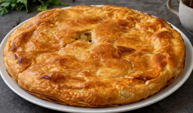 На вкус как настоящая самса, а готовится в разы проще: мой ленивый пирог с курицей и картофелем