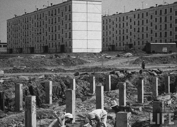 Как строили “хрущевки” в 1963 году