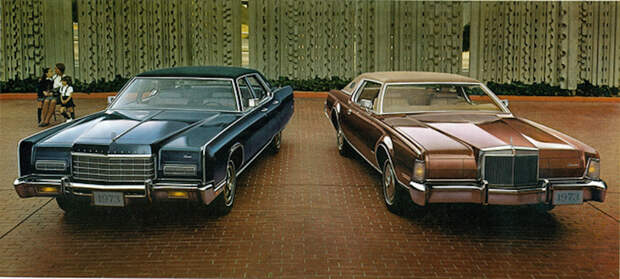 1973 Lincoln Continental and Continental Mark IV 70-е, автомобили, винтажные авто, ностальгия