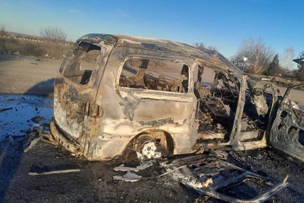 В Запорожской области атакован автомобиль с ростовскими волонтерами