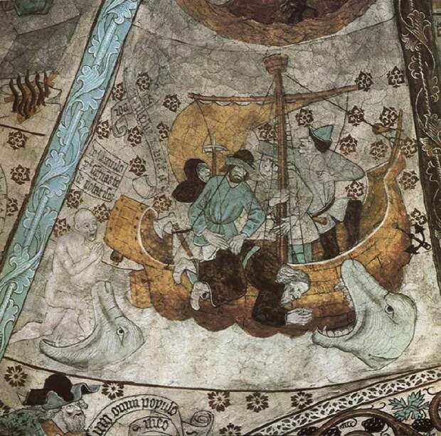 Альбертус Пиктор, фреска, XV век.