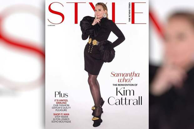 66-летняя актриса Ким Кэтролл снялась для обложки The Sunday Times Style