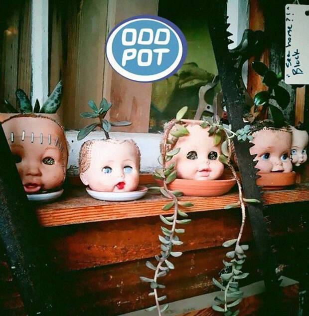 Creepy-Baby-Doll-Head-Planters