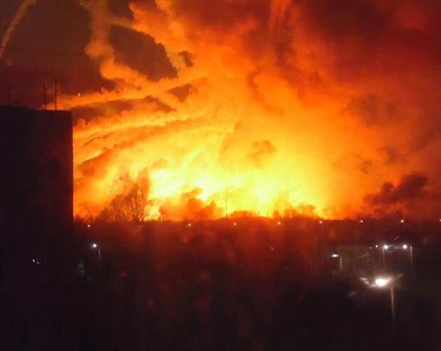 Прокурор Украины: диверсанты взорвали военную базу под Харьковом