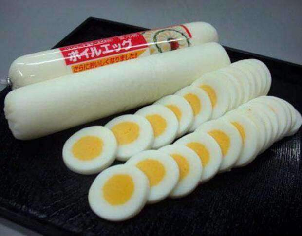 20. Колбаска из искусственных яиц   странность, япония