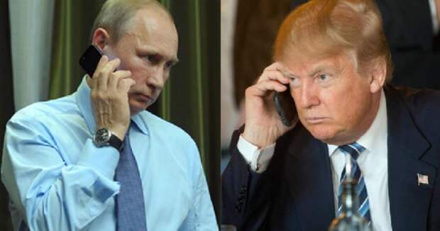 Путин и Трамп говорят по телефону