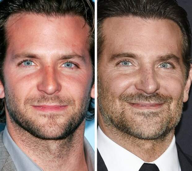 Брэдли Купер (33 года и 46 лет)