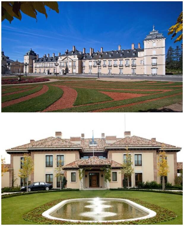 Королевское поместье Эль-Пардо и вилла, на которой живет ныне действующий монарх Испании.