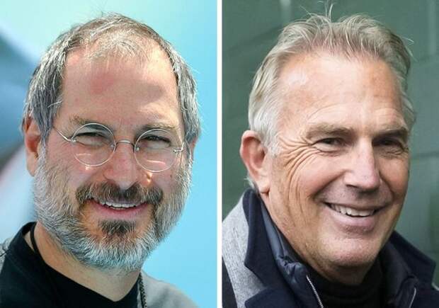 Стив Джобс и Кевин Костнер родились в 1955 году