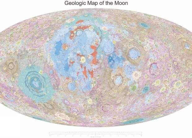 Китайские астрономы создали детальную геологическую карту Луны
