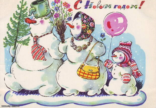 Советские новогодние открытки Советские новогодние открытки