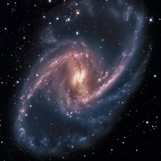 Спиральная галактика NGC 1365 Спиральная галактика NGC 1365 интересное, космос, красота, наука, фото