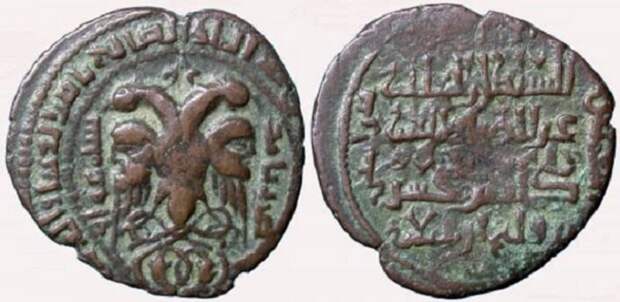 Монеты Золотой Орды с изображением двуглавого орла 