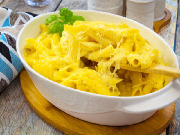 Запеканка с макаронами и сыром