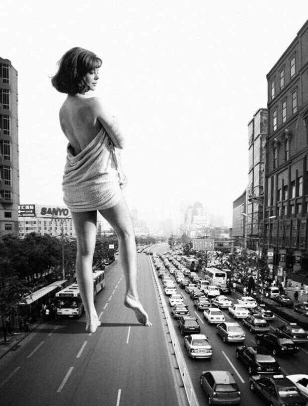 Натали Вуд на коллаже 1950-х