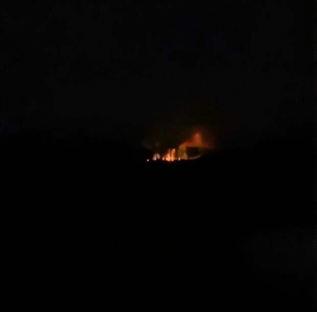 Предварительно, прилёт или падение БПЛА,Горняк