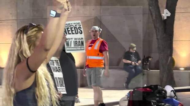 Протесты против операции США в Иране проходят в Лас-Вегасе