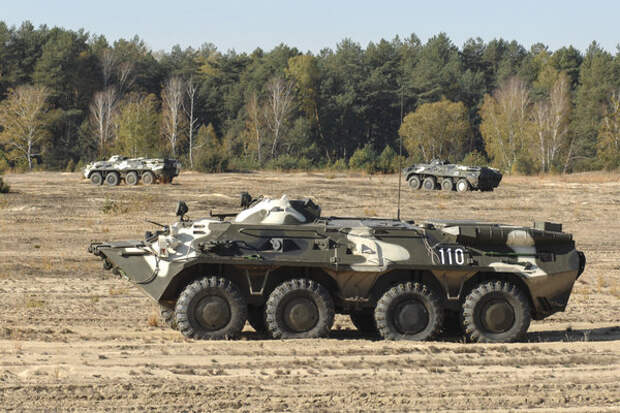 А есть такие БТР-80. Фото: пресс-службы Минобороны РФ