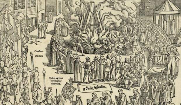 Кремация на ярмарке.