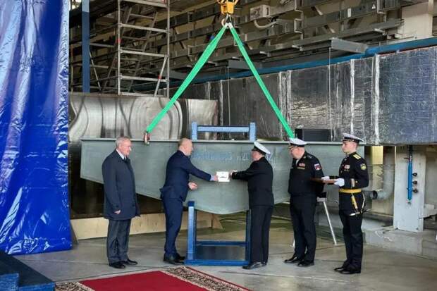 На Средне-Невском ССЗ заложили четырнадцатый корабль противоминной обороны