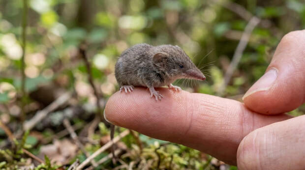 Этрусская землеройка — предел миниатюрности: почему млекопитающие не могут быть меньше