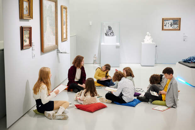 Детские занятия в Музее русского импрессионизма