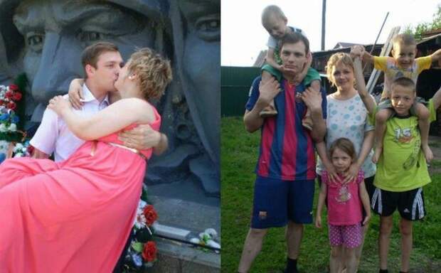 Свадьба года: 23-летний сибиряк без памяти влюбился в 38-летнюю маму 11 детей отношения, свадьба