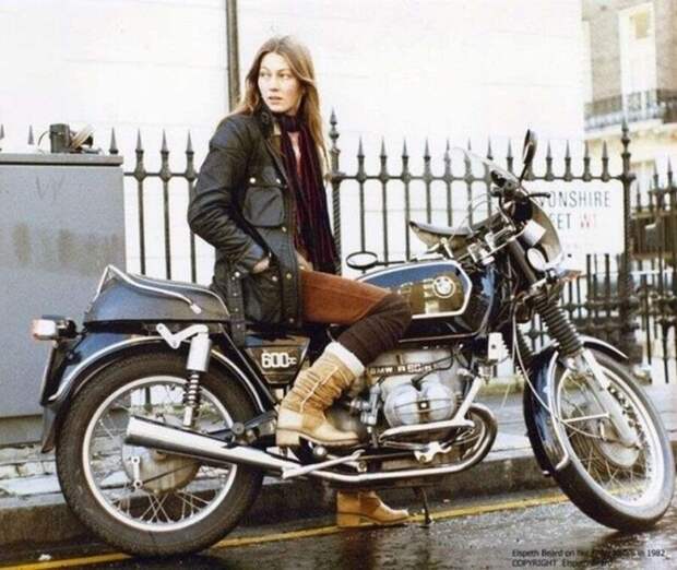 Elspeth Beard - первая англичанка, совершившая кругосветное путешествие на мотоцикле, 1980-е