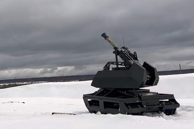 Появилось видео испытаний российского боевого «Багульника»