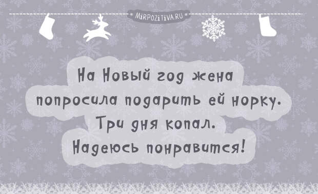 На Новый год жена попросила подарить ей норку. Три дня копал. Надеюсь понравится!