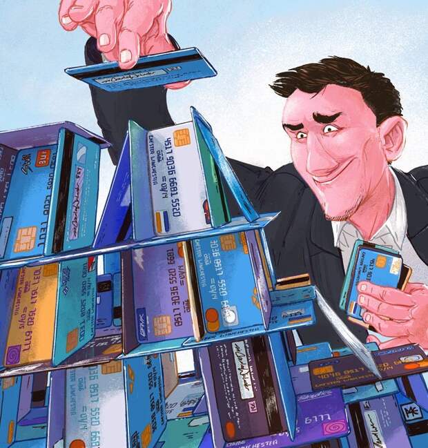 Карточная игра Карточная игра Михаил Дзекан, в мире, карикатура, люди, мир, рисунок, фантазия, художник