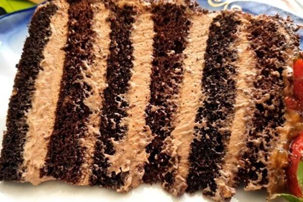Фото к рецепту: Шоколадный торт прага вкуснее чем по-госту
