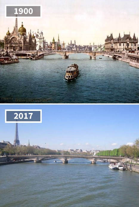 20 фотографий ″до и после″, показывающие, как изменился наш привычный мир