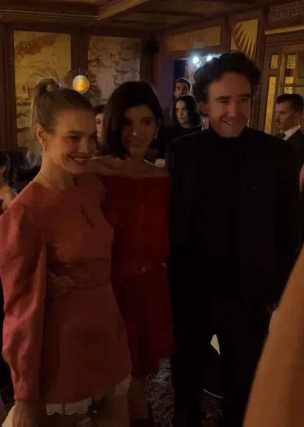 Алиса Вольская, Наталья Водянова и Антуан Арно