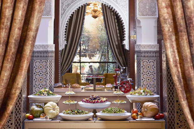 Воскресный бранч Элен Дарроз в отеле Royal Mansour Marrakech