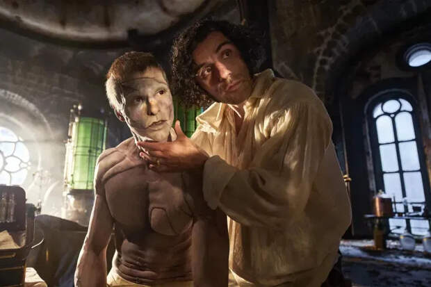 Эндрю Гарфилд и Оскар Айзек в фильме 