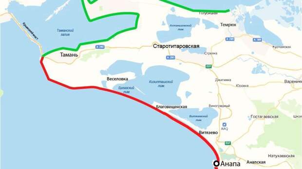 Закрытые на Кубани пляжи показали на карте