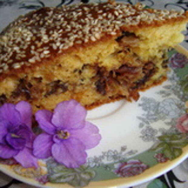 Заливной пирог с капустой!