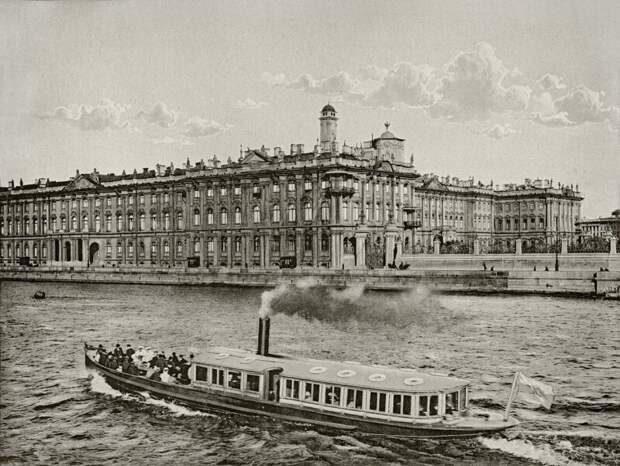 Зимний дворец. Санкт-Петербург. Россия. Начало XX века. Фото Карла Буллы