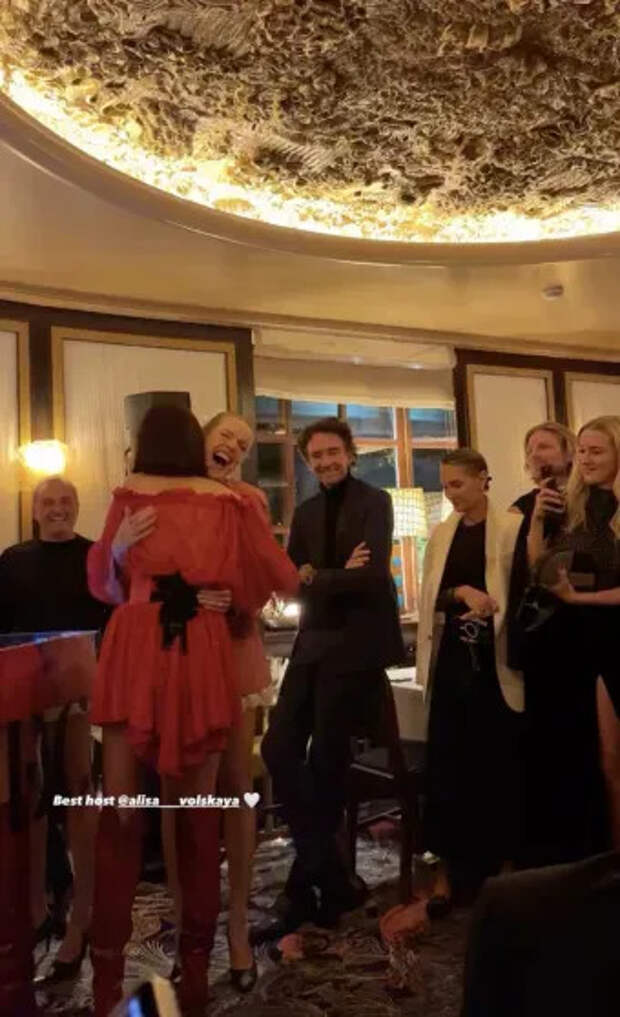 Алиса Вольская, Наталья Водянова и Антуан Арно