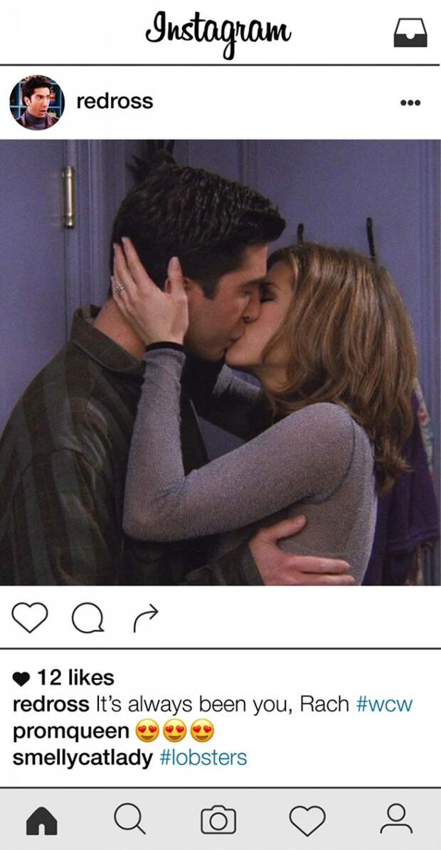 If Ross Geller Had Instagram